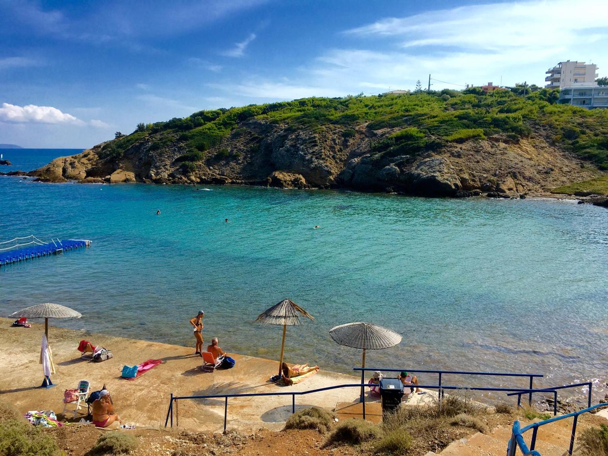 The White House Beach Villa Rafína Екстериор снимка